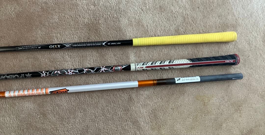 ゴルフ シャフト3本セット