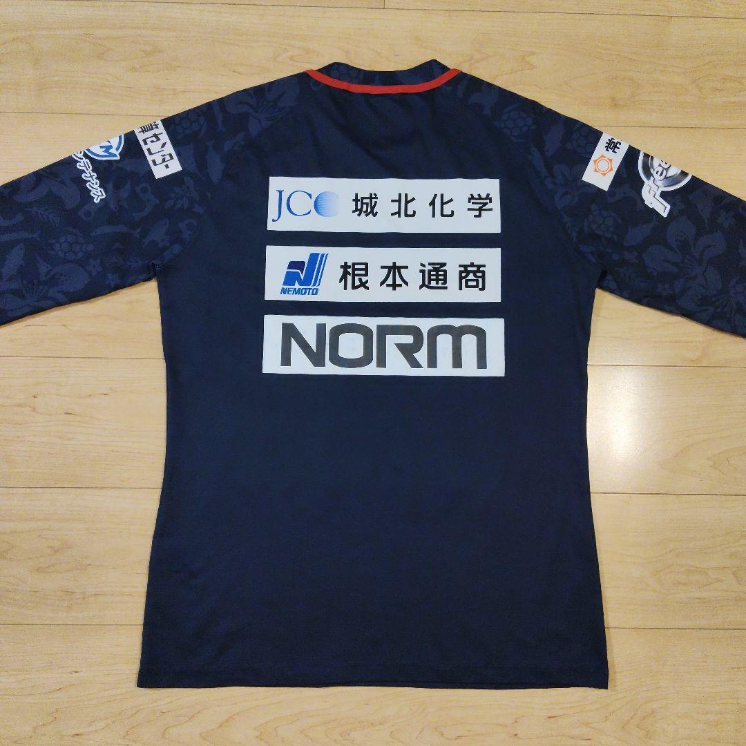 虹鱒です。　XLサイズ【いわきFC】長袖 プラクティスシャツ 非売品 選手