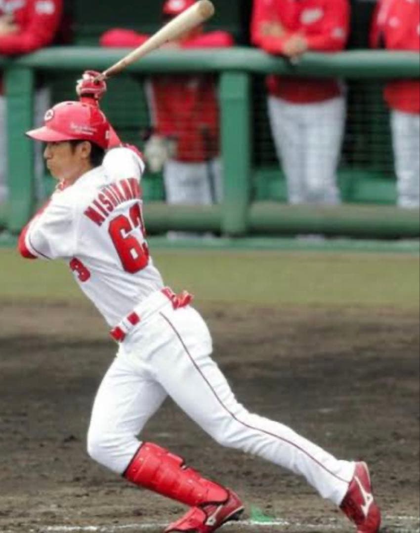 西川龍馬　実使用サイン入りNPB公認バット