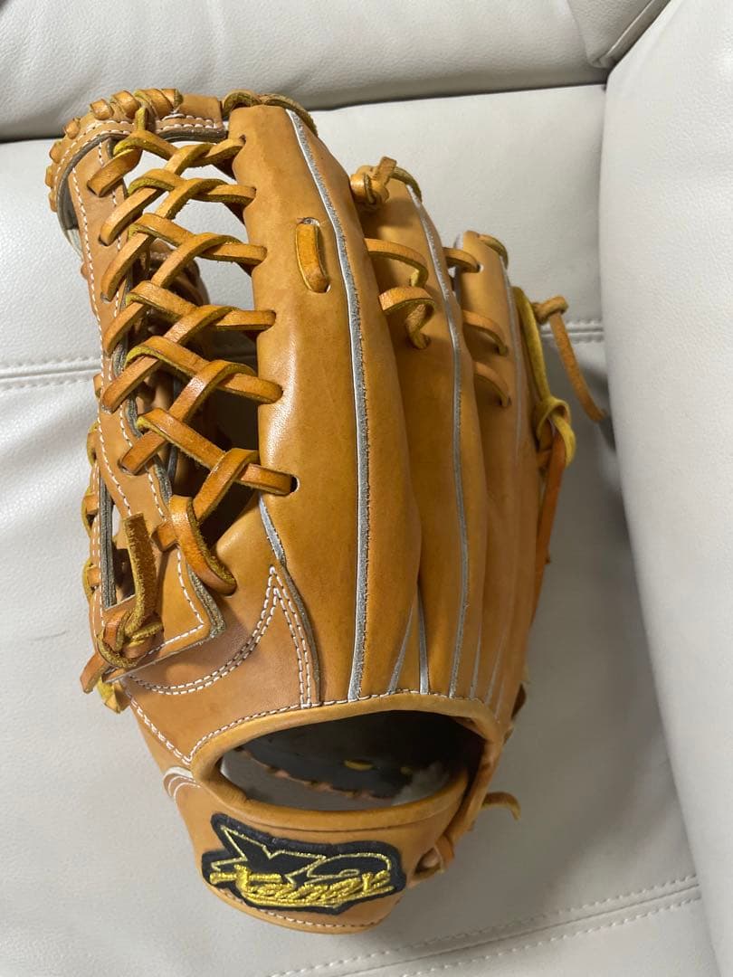 ご予約済み　ザナックス　硬式 野球グローブ 左投げ用　外野手　収納袋付き