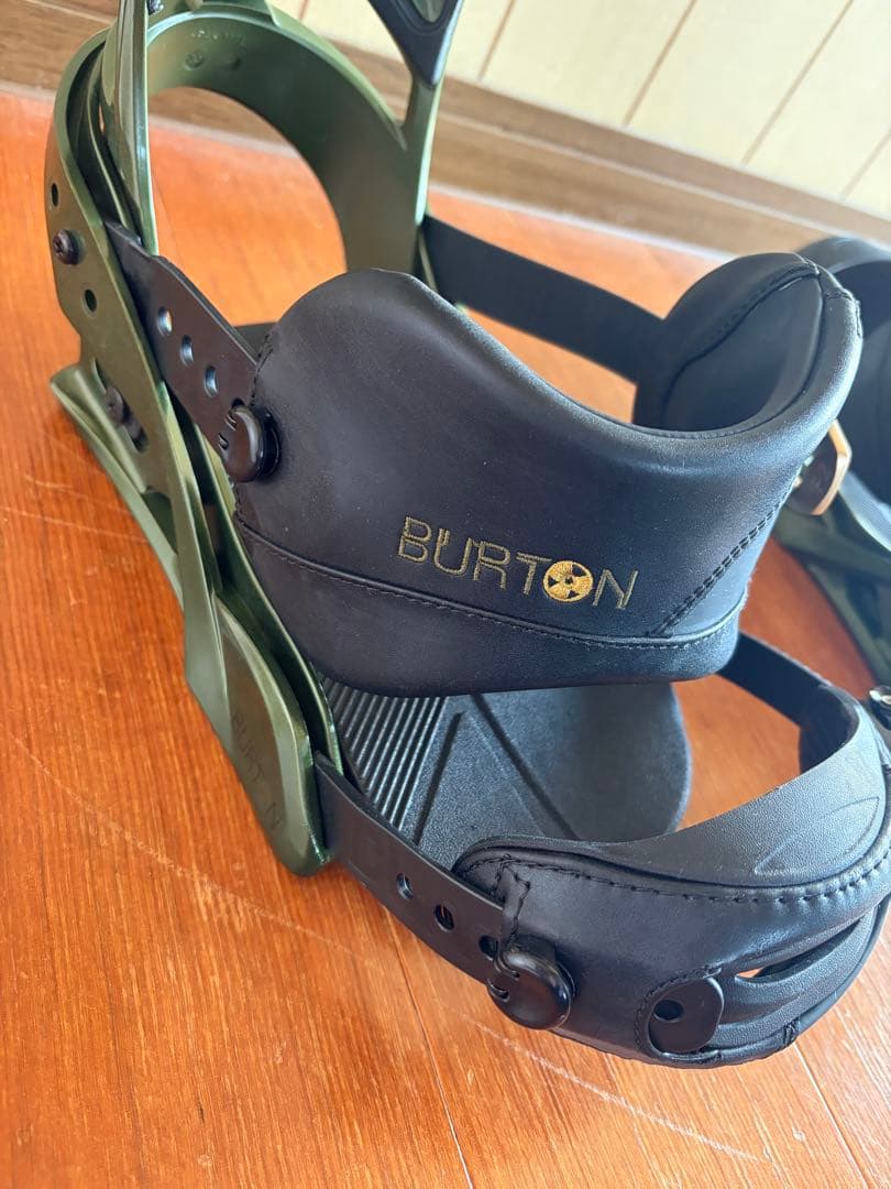 BURTON スノーボード ビンディング mission M グリーン