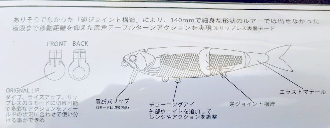 BUTZ BASS FISHING スナッチ 140HF 140R ネギ セット