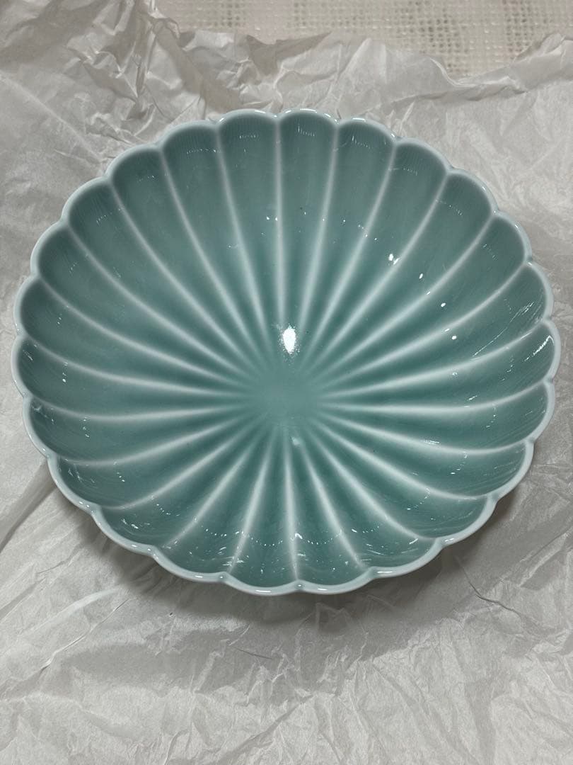 【長期保管品】 深川製磁 菊割鉢