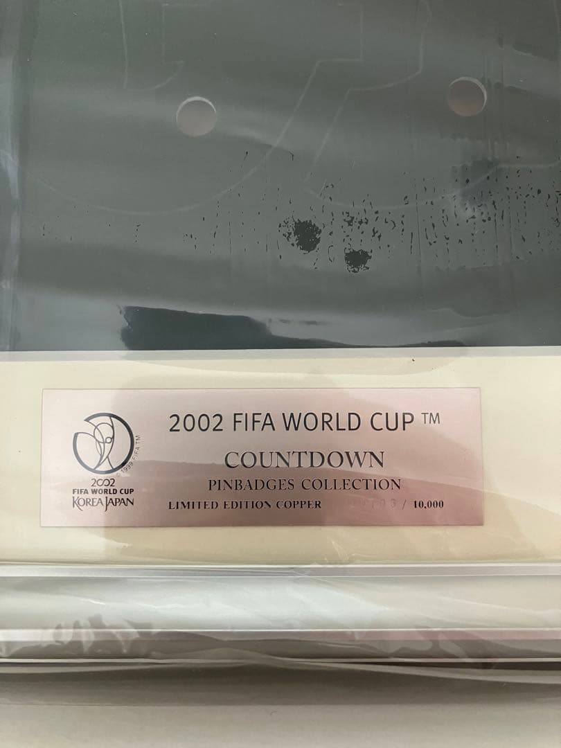 2002年 fifaワールドカップ ピンバッジ カウントダウン