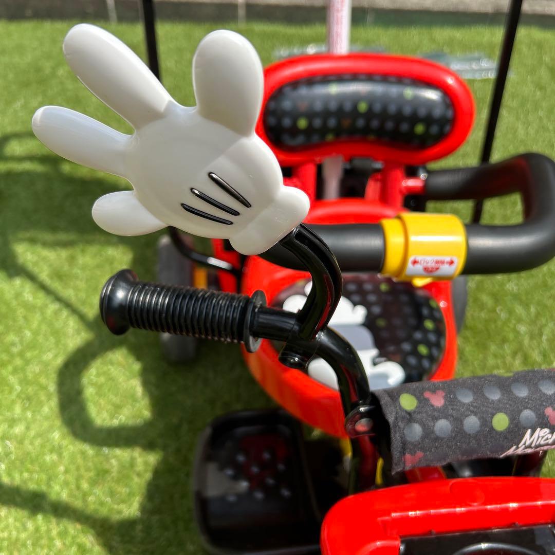 ミッキーマウス　幼児用三輪車　サンシェード付き