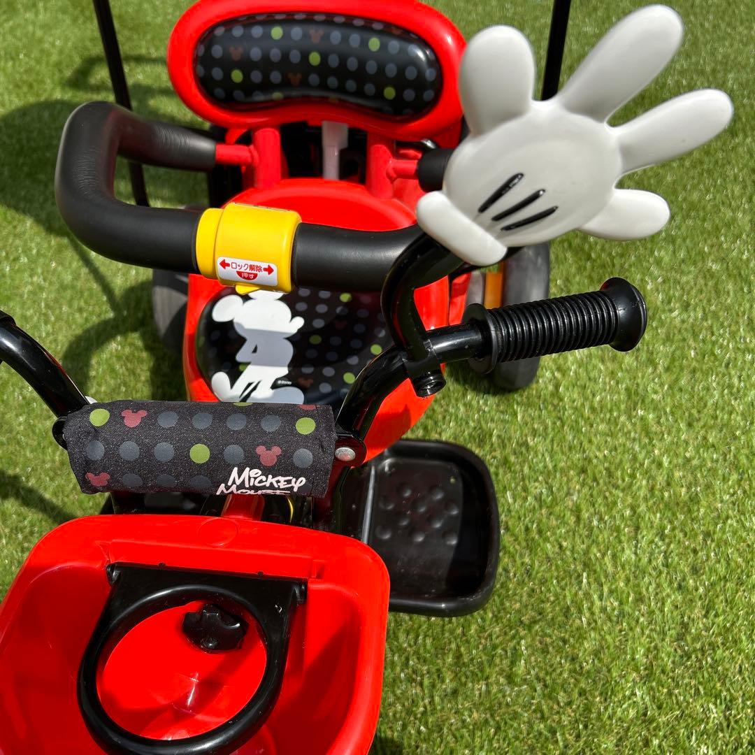 ミッキーマウス　幼児用三輪車　サンシェード付き