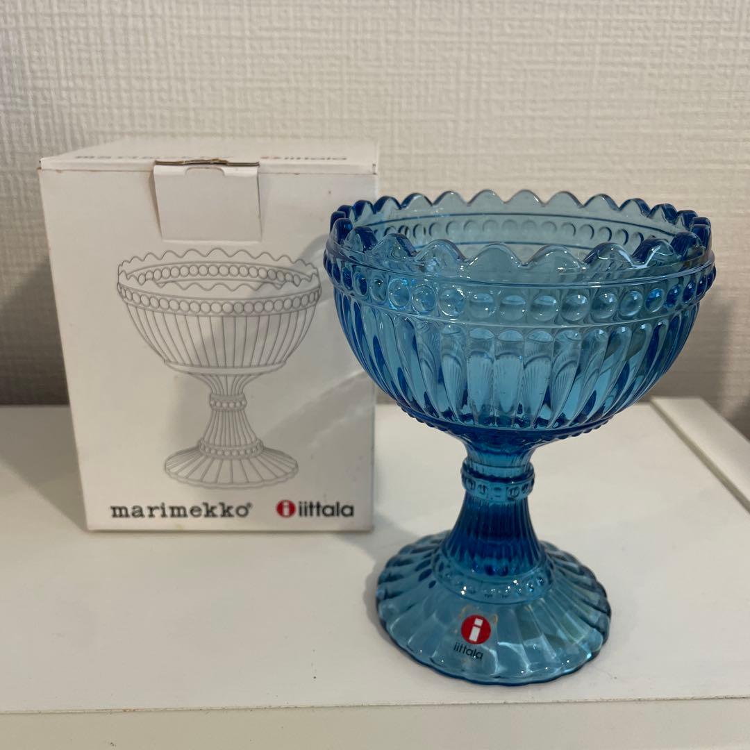 マリメッコ　イッタラ　マリボウル　120mm箱付　ターコイズブルー