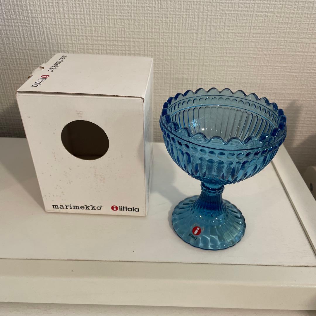 マリメッコ　イッタラ　マリボウル　120mm箱付　ターコイズブルー