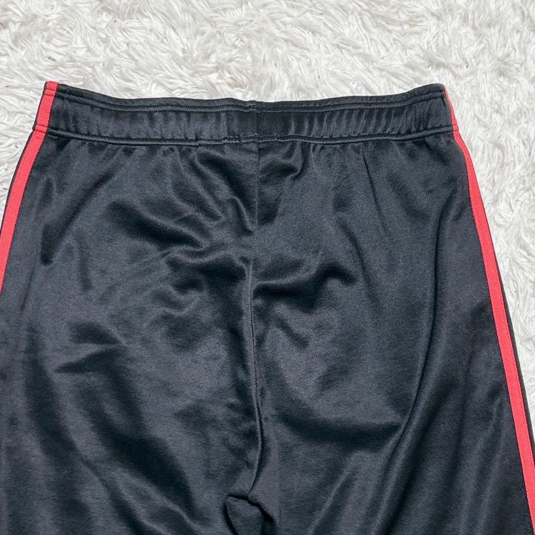 【2512】✨美品✨ adidas ジャージ上下セット　セットアップ　黒　赤