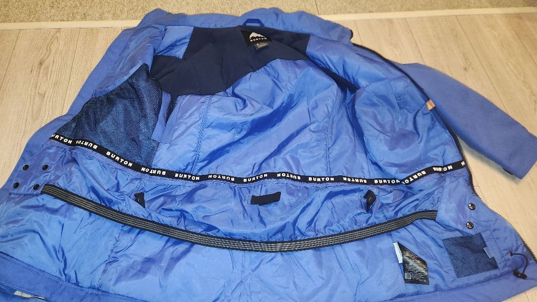 Burton スノーボードウェアセット S 青バートン　ジャケット　パンツ　女性