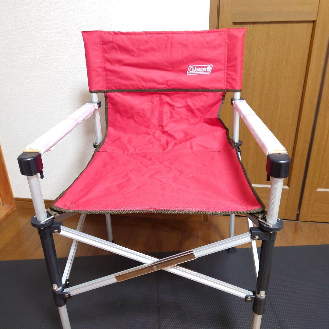 【未使用品】 コールマン　スリムキャプテンチェア　廃盤レッド