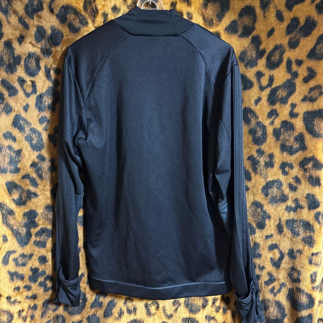 adidas 黒　上下セットO size 長袖　football Futsal