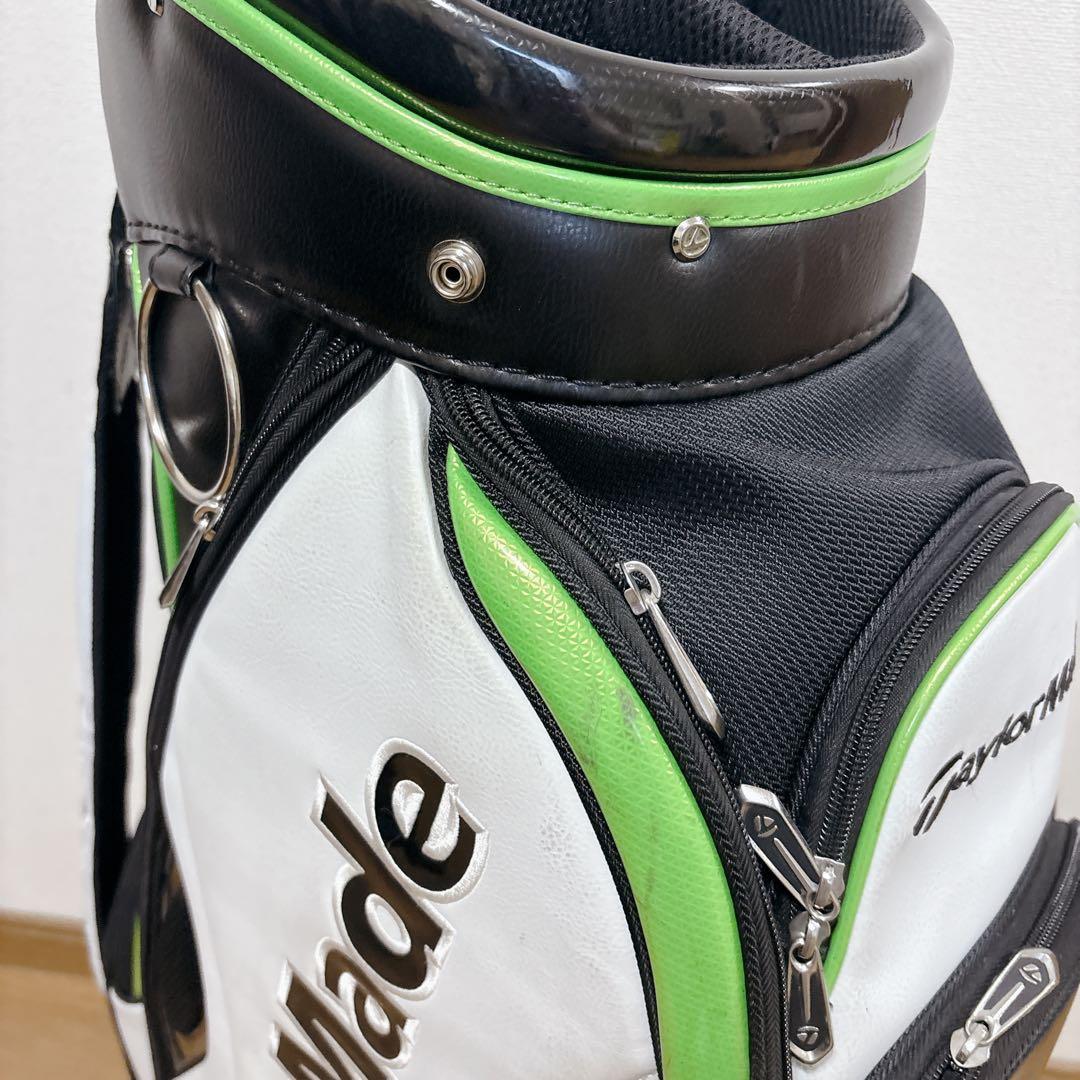 K466 TaylorMade キャディバッグ グリーンブラック フード無し