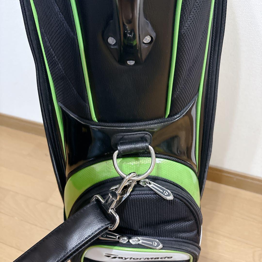K466 TaylorMade キャディバッグ グリーンブラック フード無し
