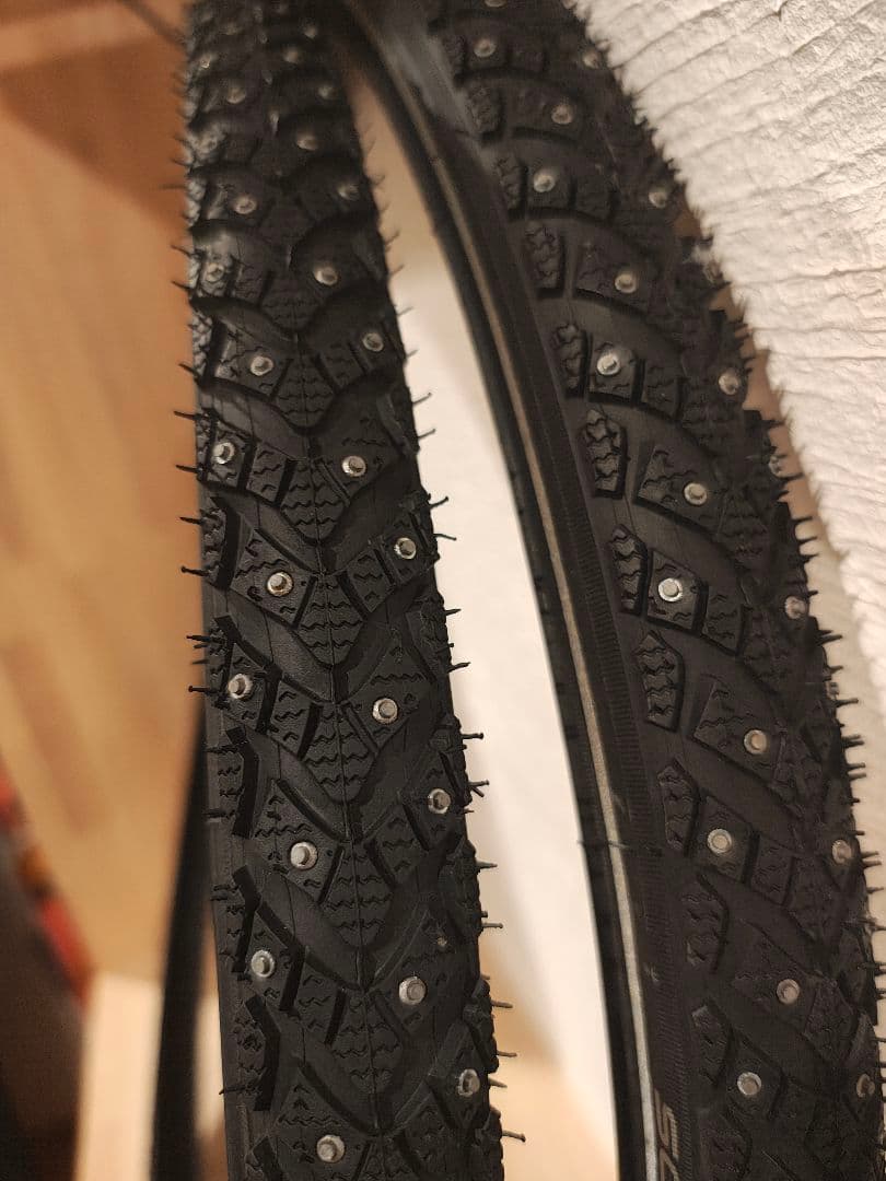 シュワルベ　ウィンタープラス　スパイクタイヤ　700×35c　2本