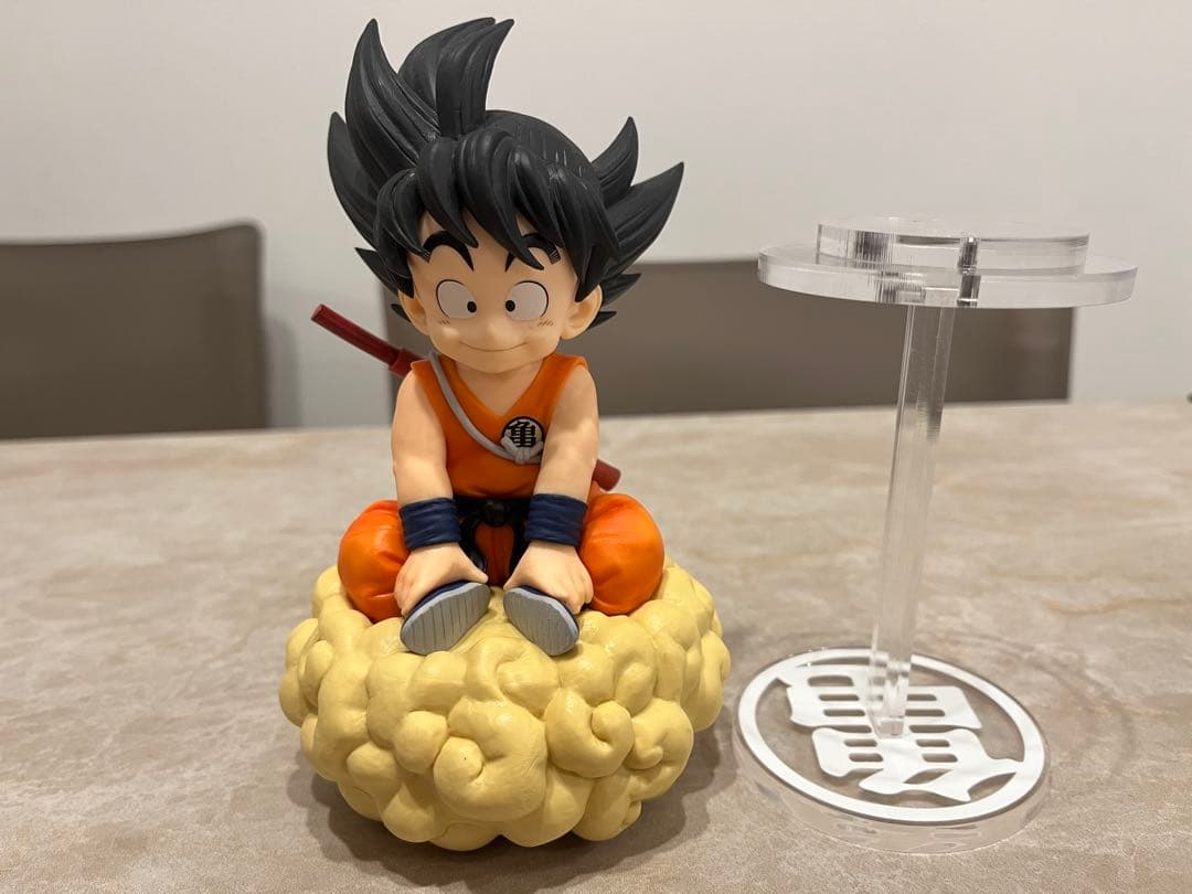 専用台座付き　ドラゴンボールEX 亀仙流の猛者たち A賞　孫悟空 筋斗雲
