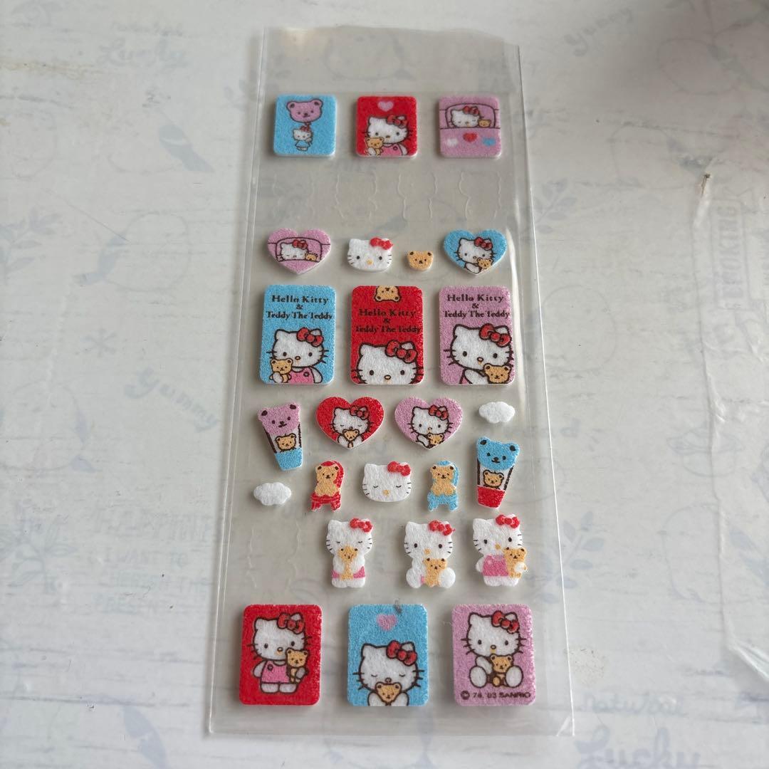 ハローキティシールセット　レトロ貴重品