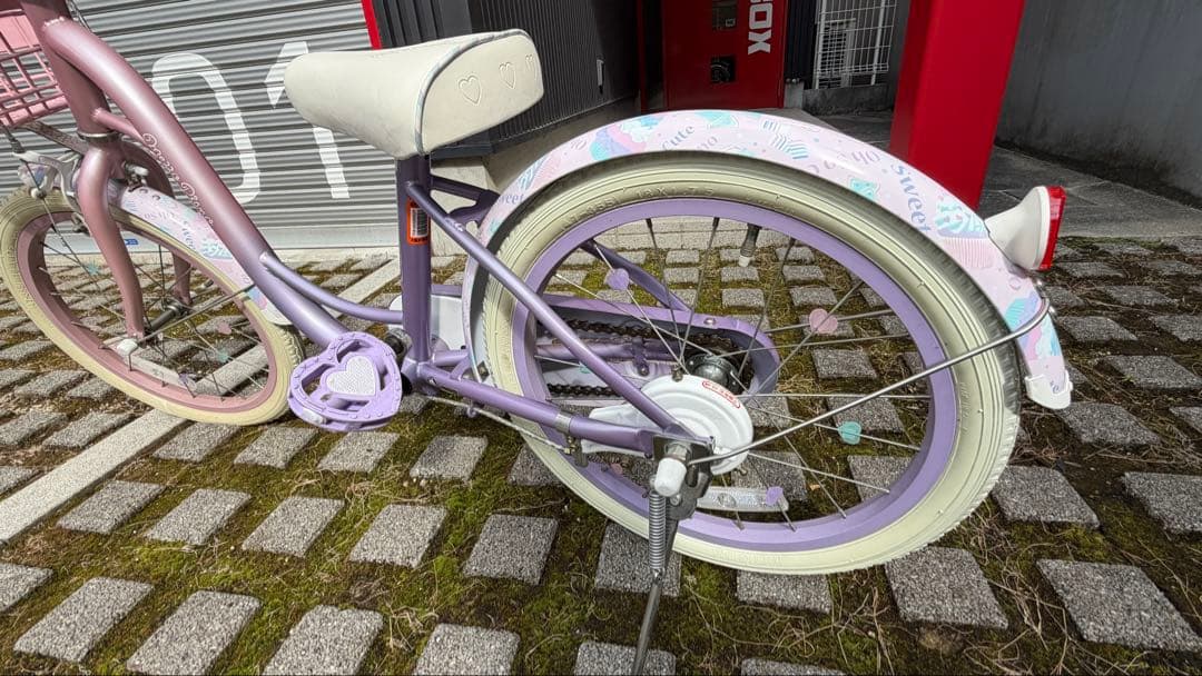 【極美品】メゾピアノ 自転車 18インチ 補助輪付き（2023年購入）