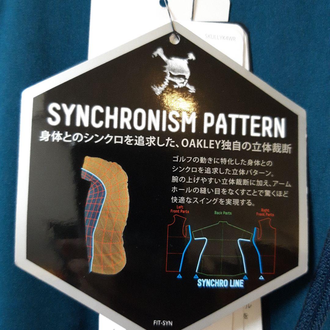 新品　オークリーゴルフ　メンズウエア　高機能ストレッチ長袖モックネックシャツ