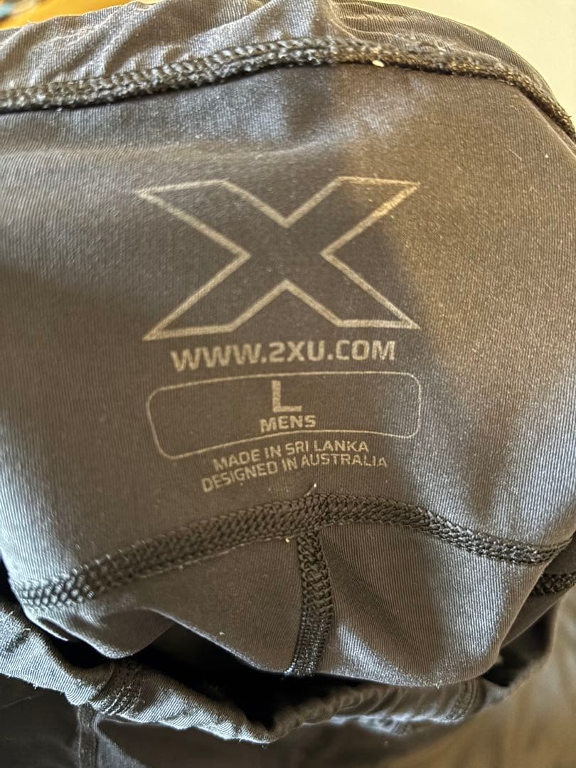 2XU MCS タイツ 黒 ジッパーポケット付き