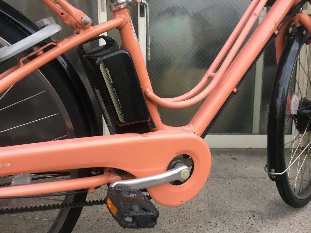 地域限定送料無料　カジュナ　E　回生充電モデル　ピンク　神戸市　電動自転車
