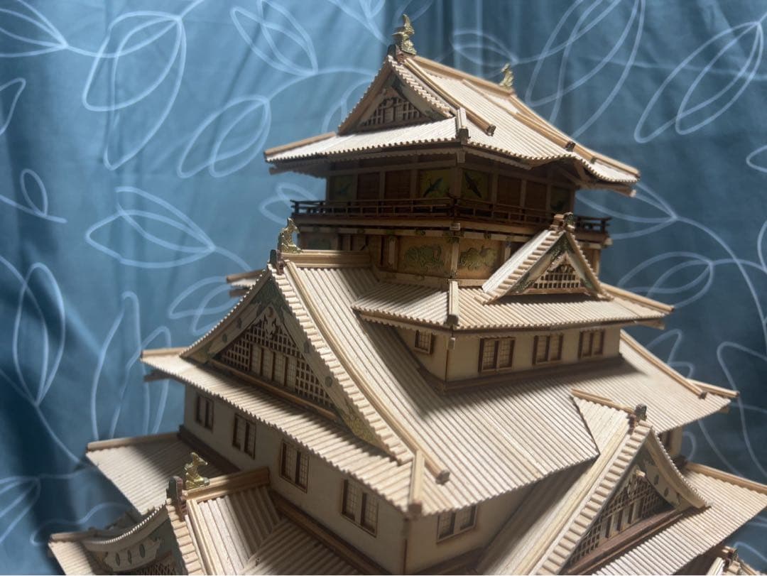 大阪城 ウッディジョー 木製 模型