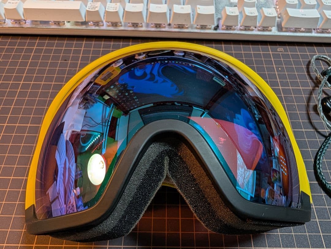 POC FOVEA CLARITY COMP イエロー スペアレンズ付き