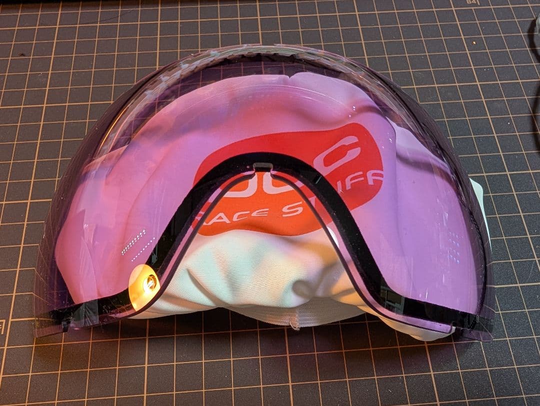 POC FOVEA CLARITY COMP イエロー スペアレンズ付き