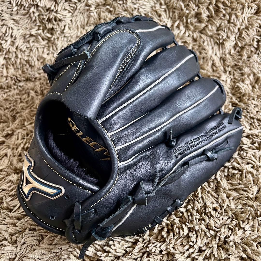 Mizuno セレクト9 黒 レザーグローブ 菅野智之モデル　左利き用
