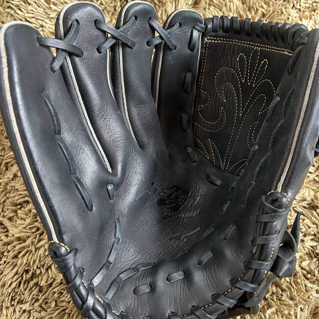 Mizuno セレクト9 黒 レザーグローブ 菅野智之モデル　左利き用