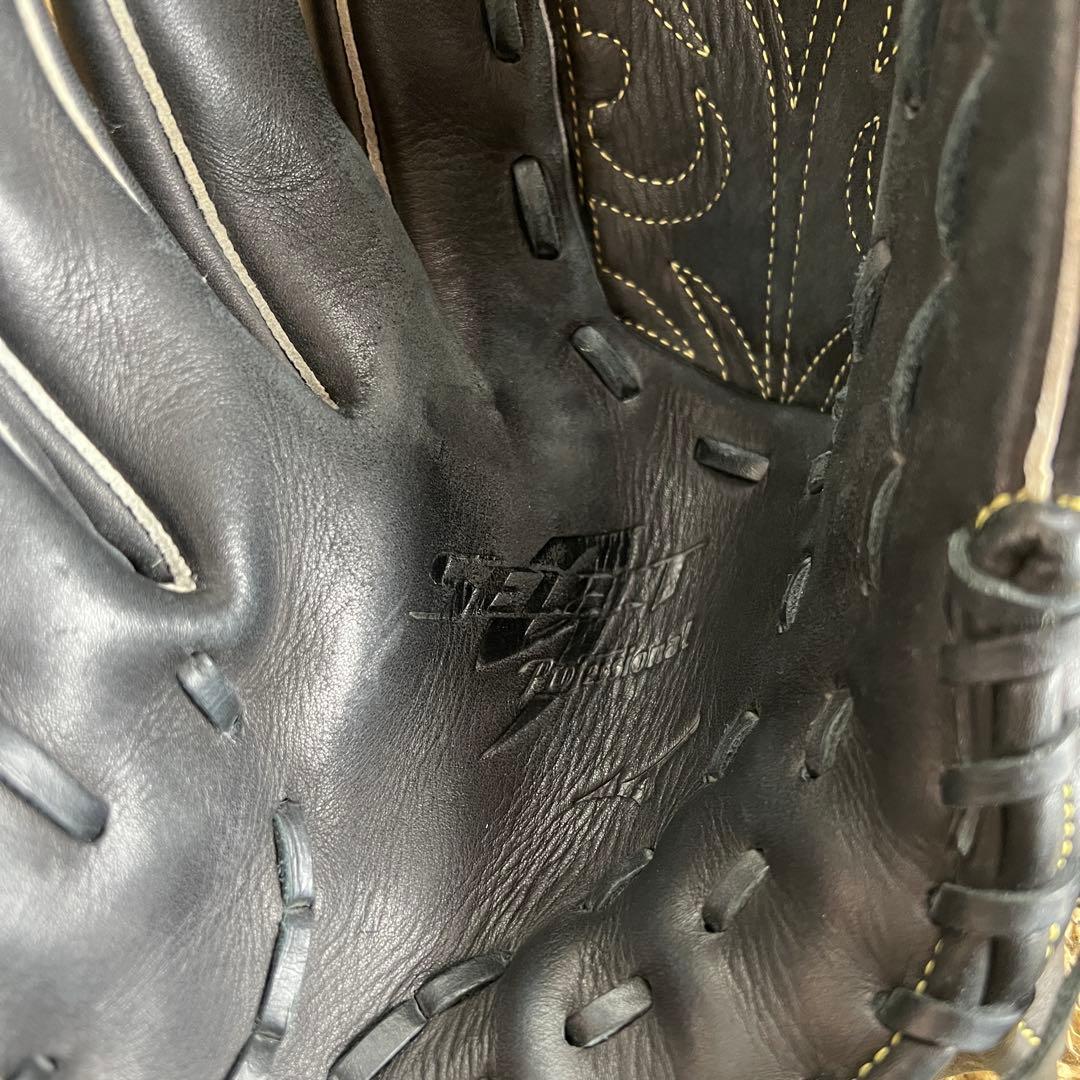 Mizuno セレクト9 黒 レザーグローブ 菅野智之モデル　左利き用