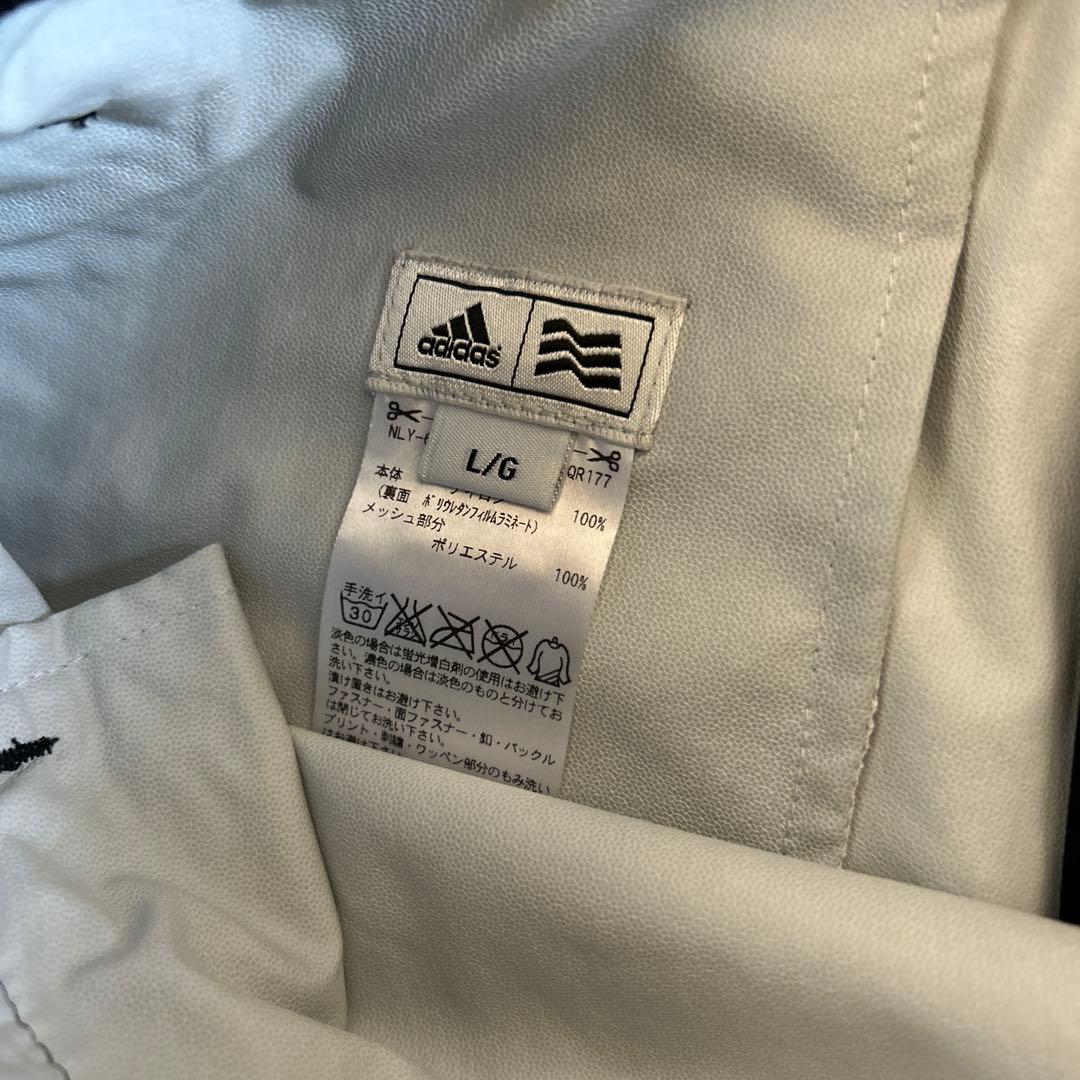 adidas レインウェア 上下セット ブラック　L