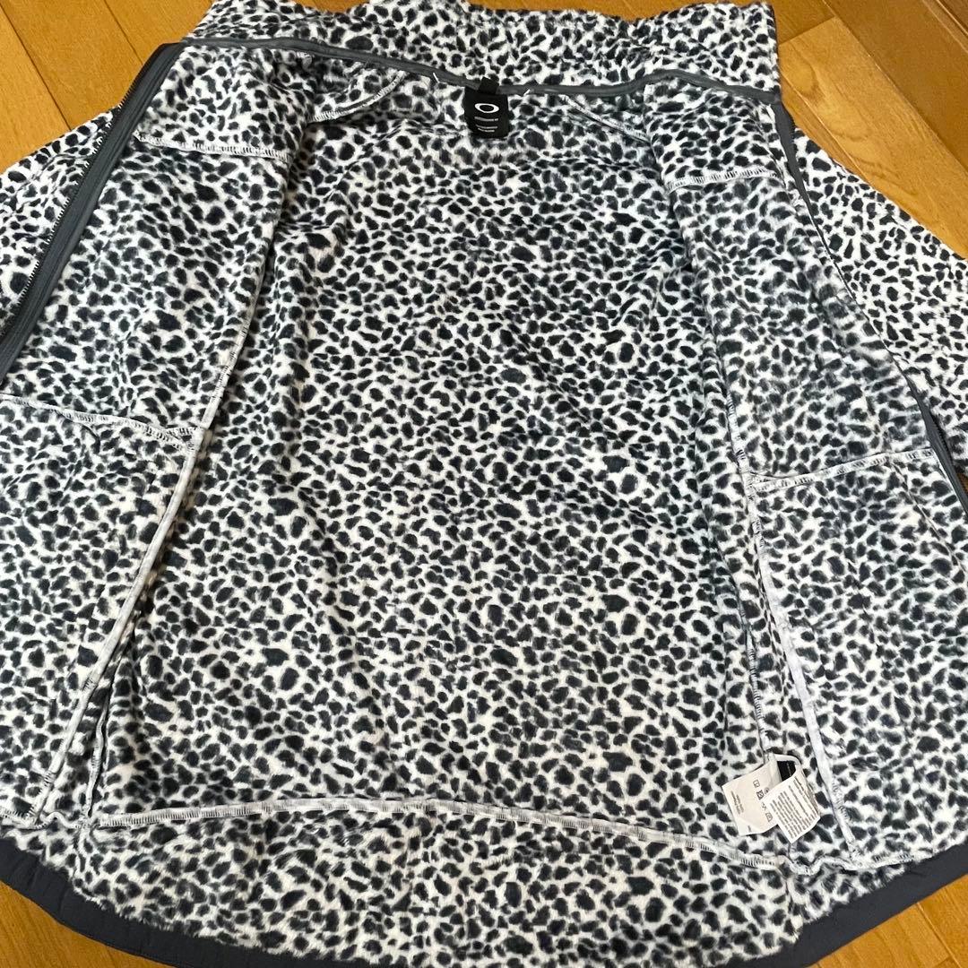 【美品】OAKLEY☆ゴルフウェア☆レオパード M