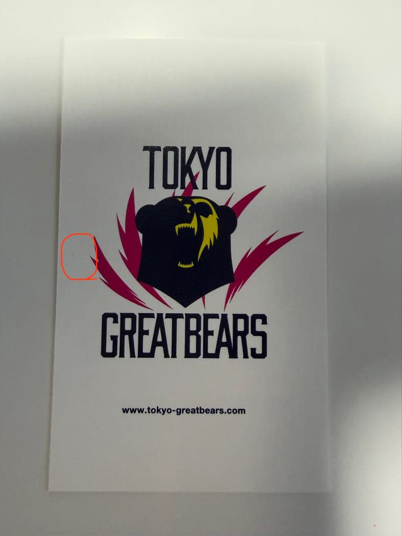 東京グレートベアーズ ベアガチャ #17 ルチアーノ ヴィセンティン選手