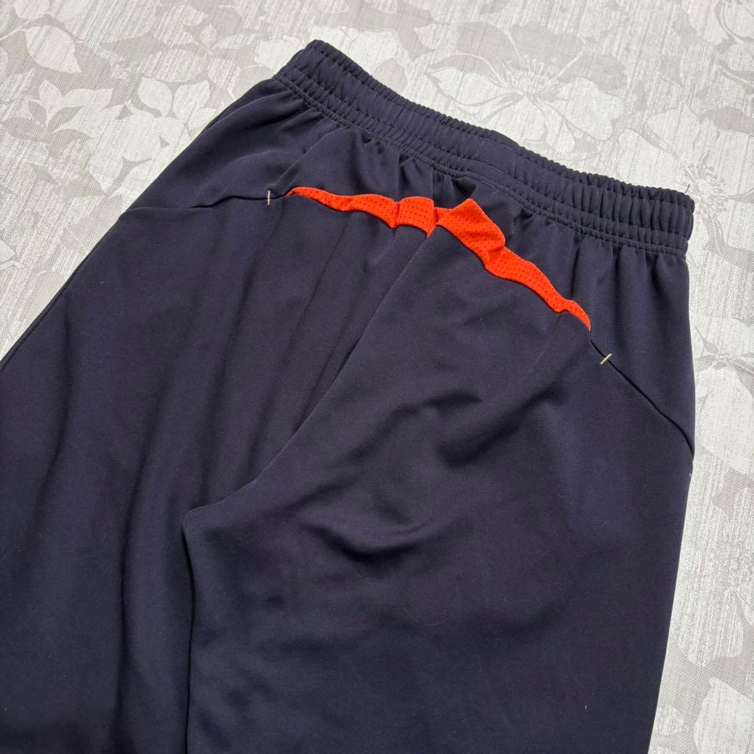 asics トレーニングパンツ　ジャージ下（M）ネイビー系スポーツ　ロゴプリント