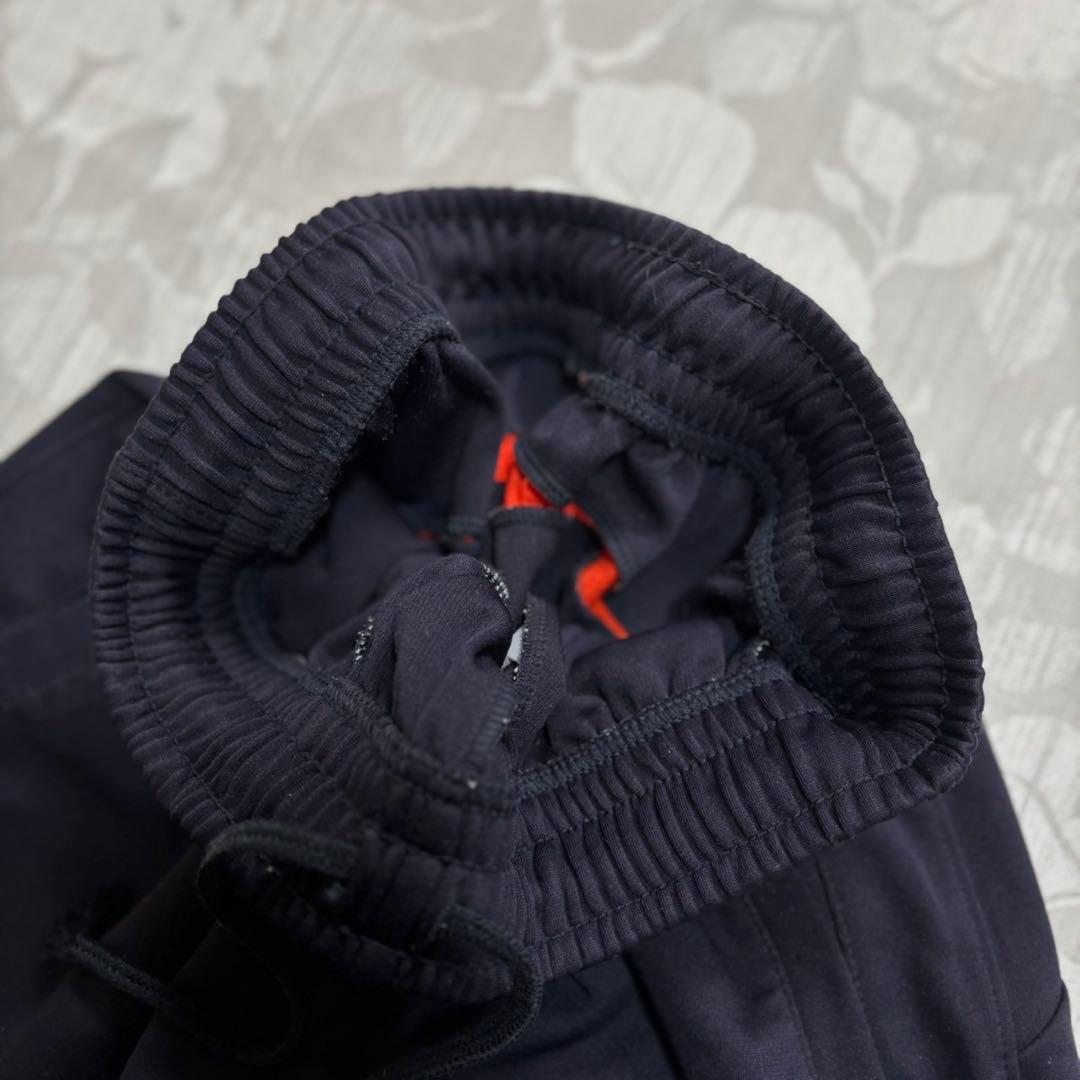 asics トレーニングパンツ　ジャージ下（M）ネイビー系スポーツ　ロゴプリント