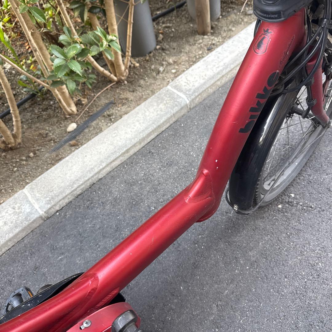 【屋内保管】ビッケポーラーe レトロレッド 3人乗り