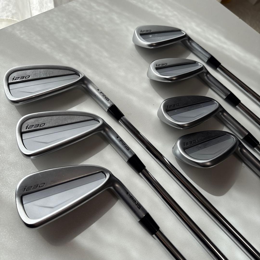 PING アイアンセット 7本セット　4番〜9番、W