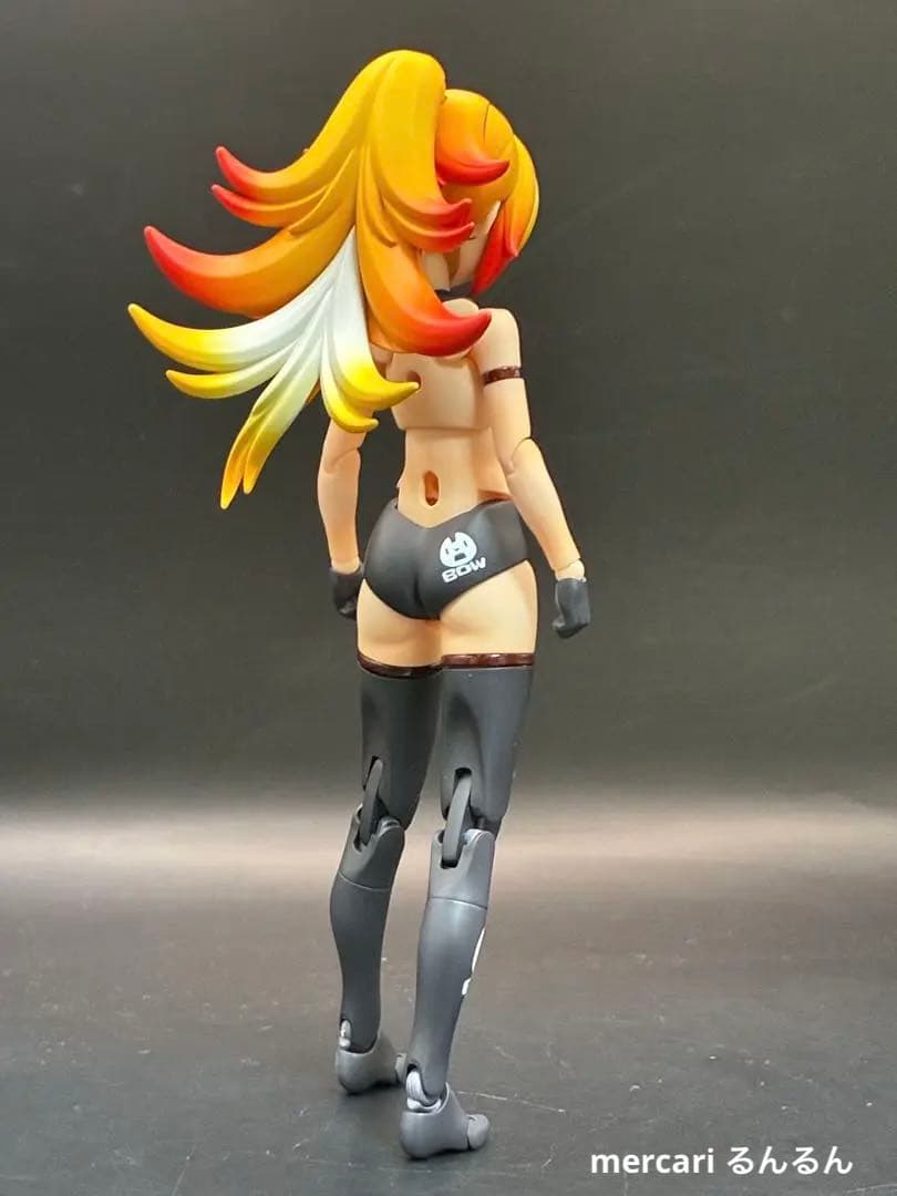 メガミデバイス　PUNI☆MOFU ラン　塗装完成品　煉獄カラーver