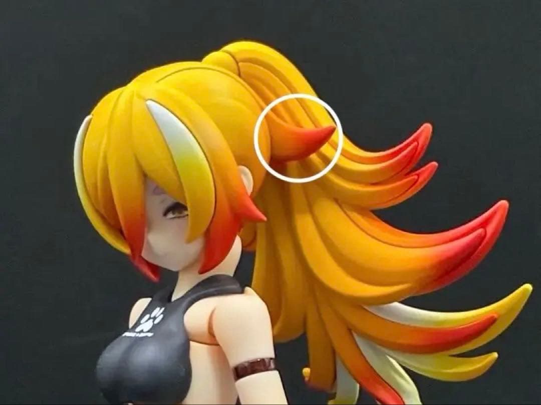 メガミデバイス　PUNI☆MOFU ラン　塗装完成品　煉獄カラーver