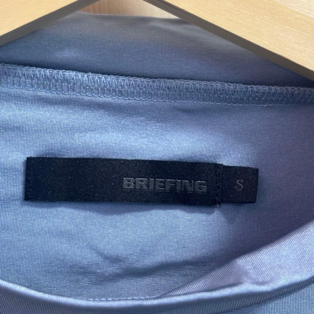 BRIEFING GOLF モックネックシャツ　メンズS