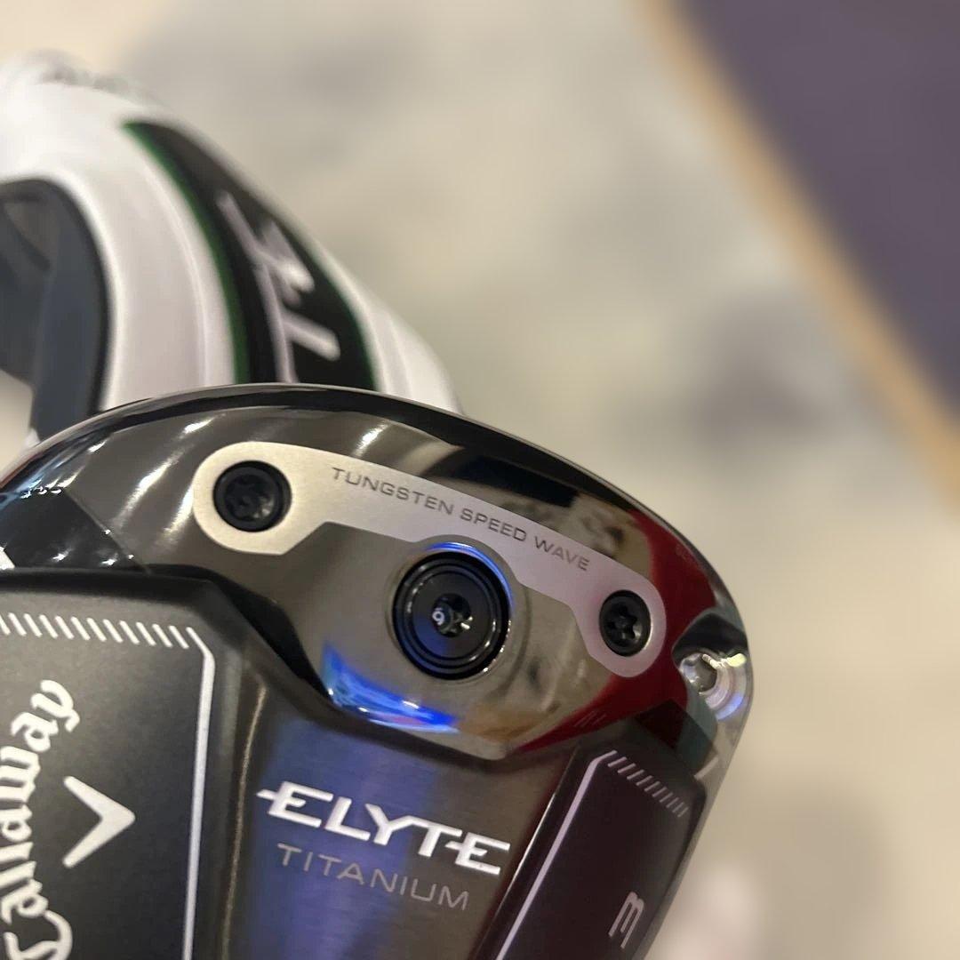 最高の飛距離！高性能！ELYTE TITANIUM 3w ヘッド、ヘッドカバー