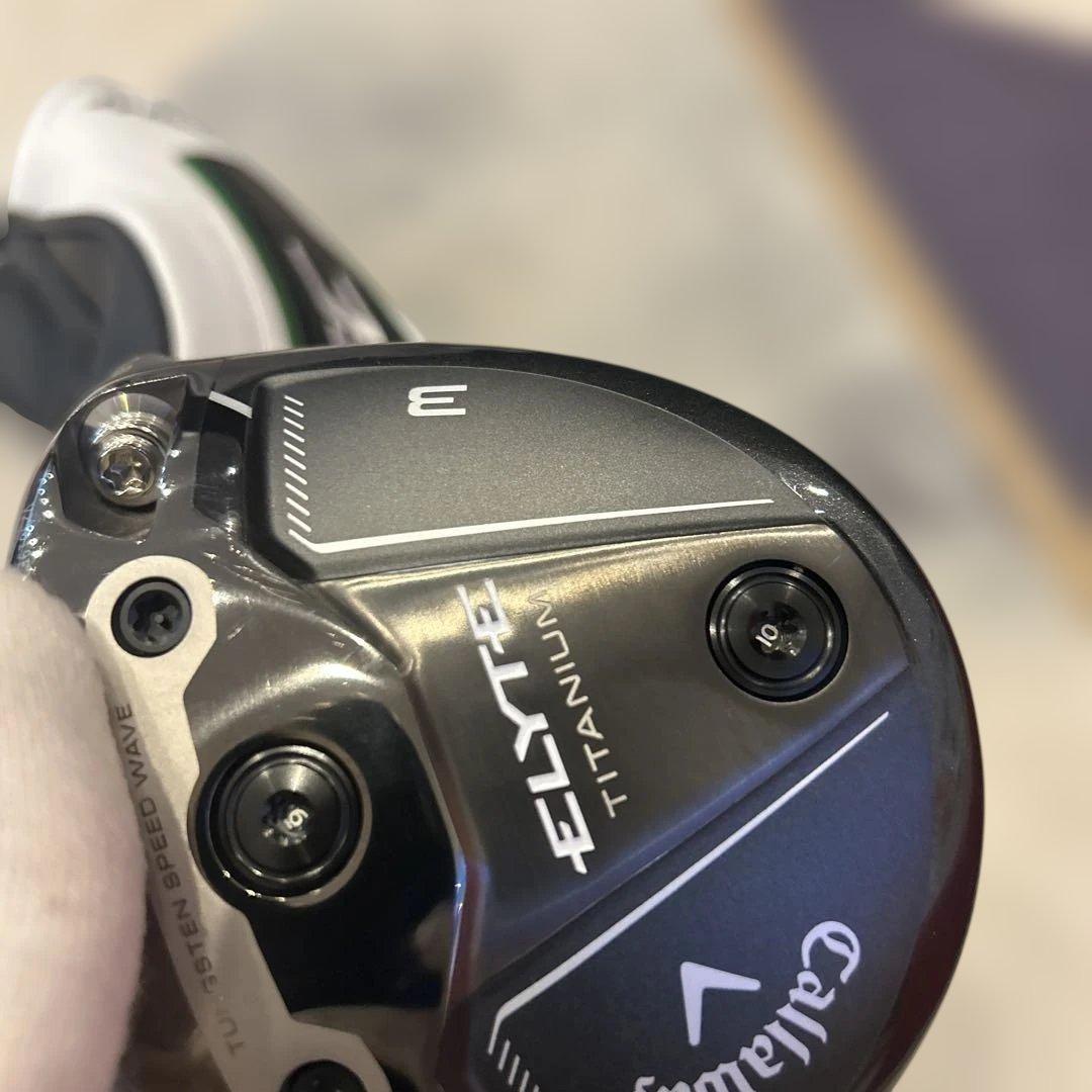 最高の飛距離！高性能！ELYTE TITANIUM 3w ヘッド、ヘッドカバー