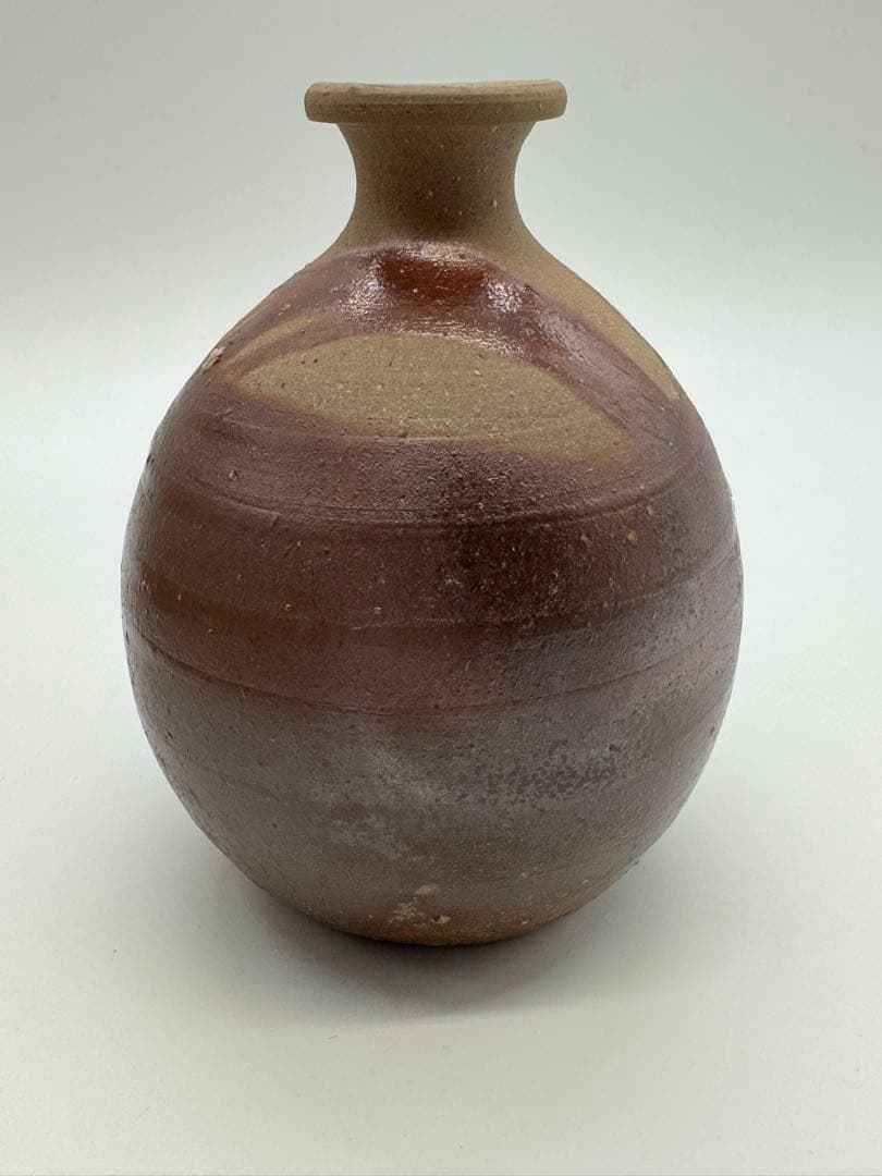 備前焼 花入 正宗白鳥 作 共箱・共布・栞付き　未使用