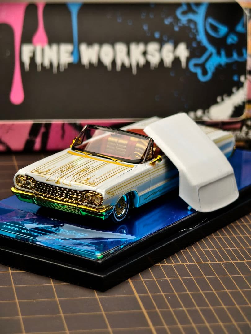 ミニカー FINE WORKS 64 1/64 Lowrider Convertible