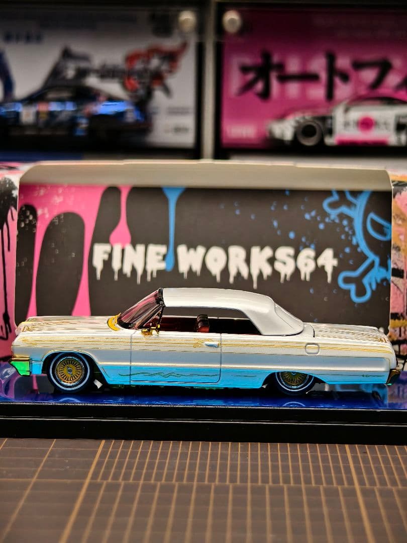 ミニカー FINE WORKS 64 1/64 Lowrider Convertible