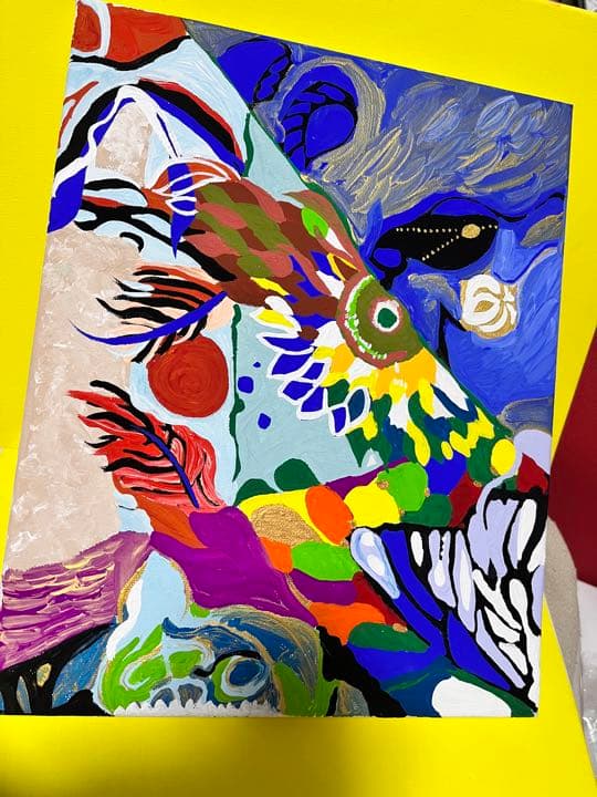 絵画　向日葵