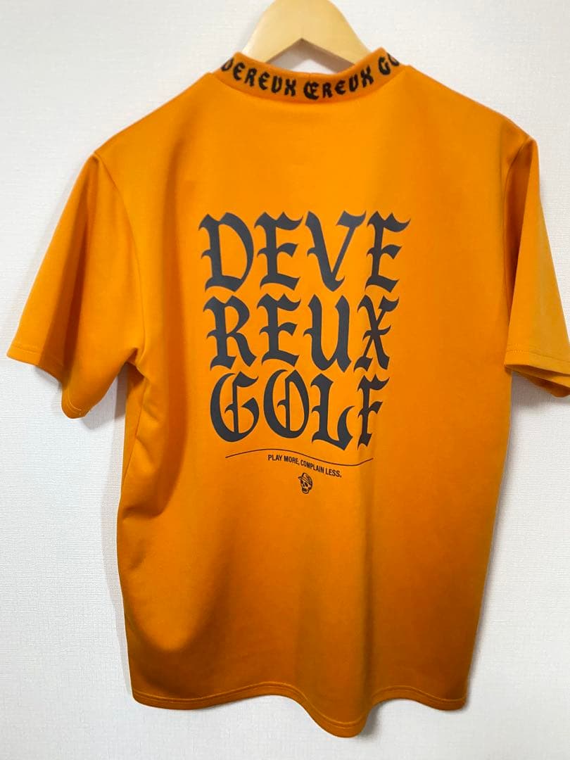美品 DEVEREUX　デヴァローゴルフ　ジャガードロゴモックネック　サイズM