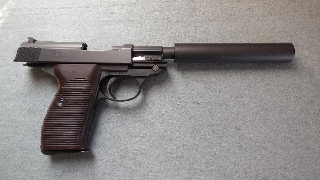 マルゼン　ワルサーP38　ac41+サイレンサー3本　銃含む　カスタム品