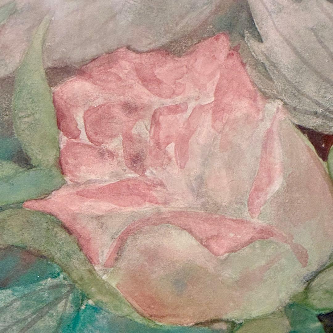 水彩画　春光